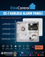 ECi 8/16 PANEL KASA DAHİL (ethernet,pstn,tamper hariç)